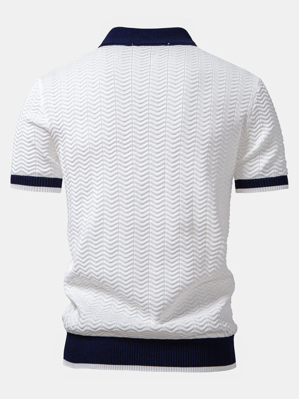 ASCOT stickad pikétröja