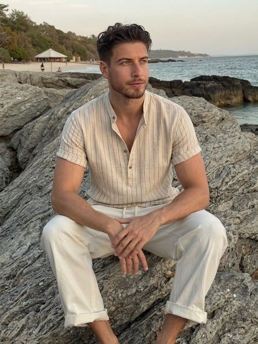 Sommaroutfit – Palm Beach-setet