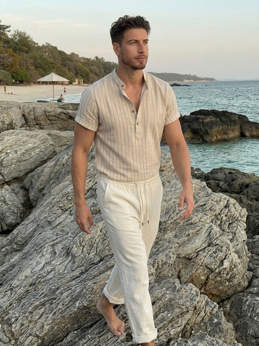 Sommaroutfit – Palm Beach-setet