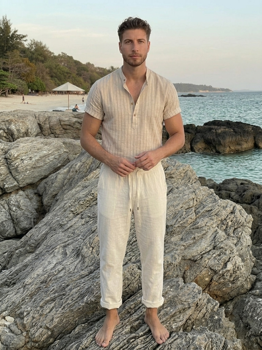 Sommaroutfit – Palm Beach-setet