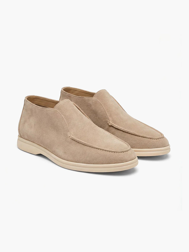 Old Money High Suede Loafers