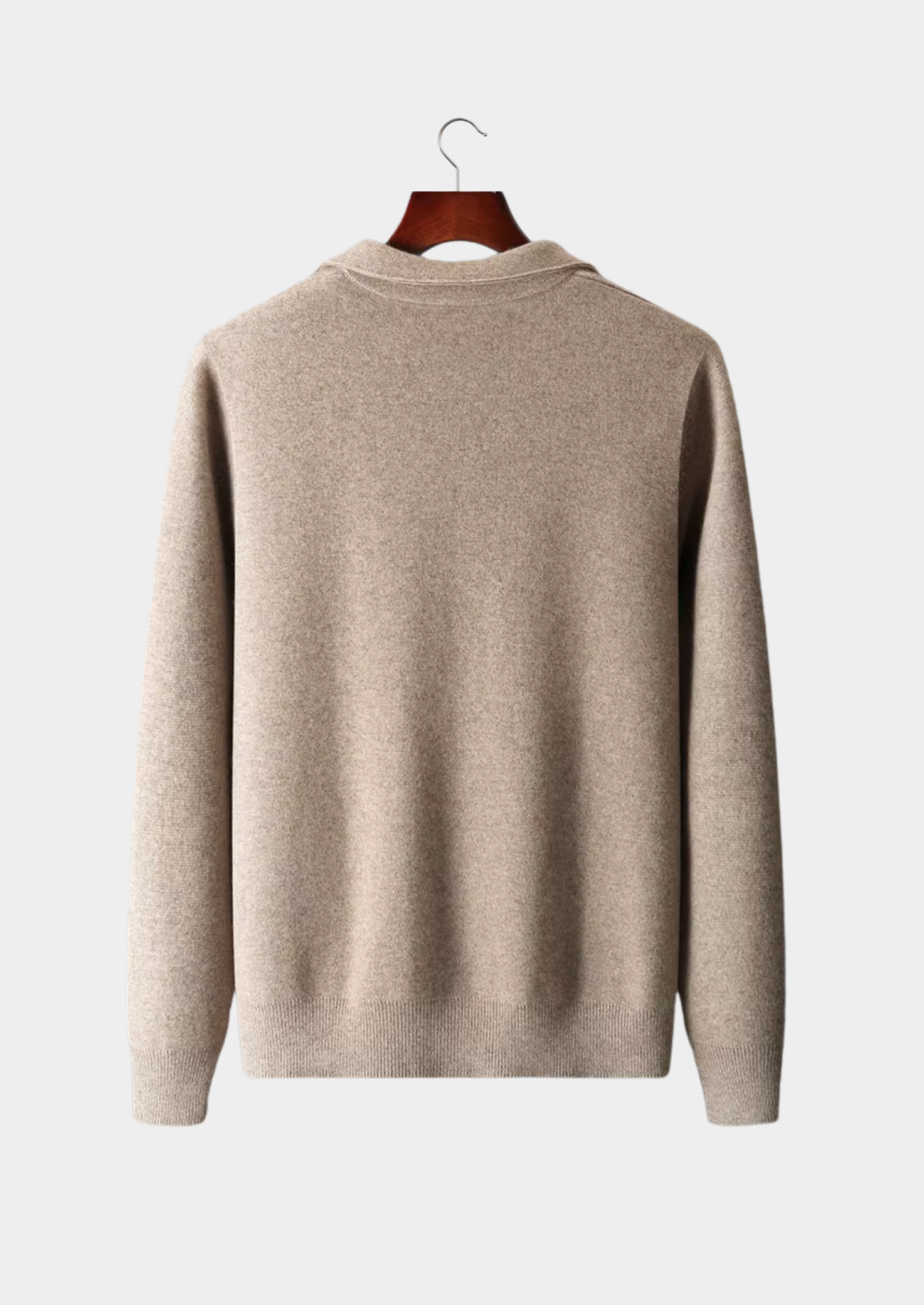 Pikécardigan med dragkedja i extra fin merinoull